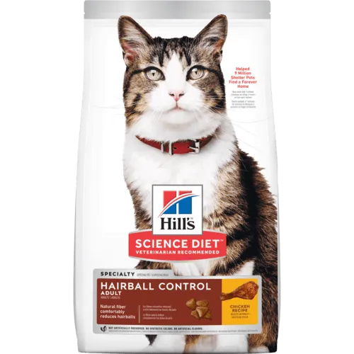 Science Diet Adult Hairball Control Chicken Recipe Dry Cat Food