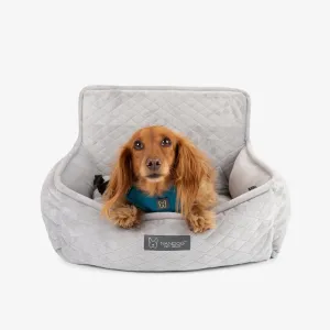 Small Dog Car Seat in Light Gray