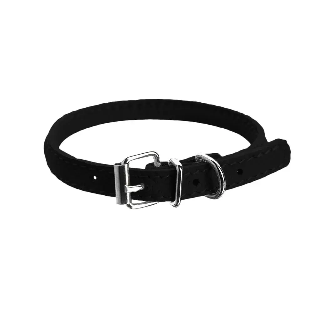 Soft Leather Round Collar