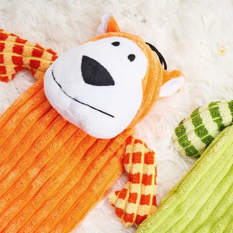 Squeaker Grinding Teeth Plush Toys For Aggressive Chewers