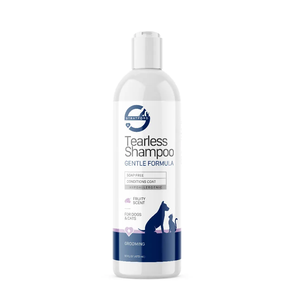 Stratford Tearless Shampoo Gentle Formula For Dogs & Cats (16 oz)