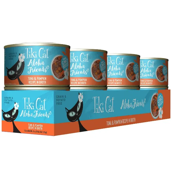 Tiki Cat Aloha Friends Tuna & Pumpkin Recipe Canned Cat Food