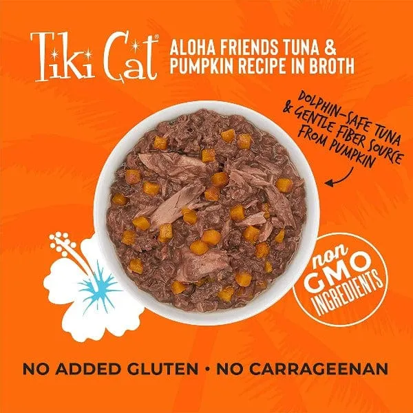 Tiki Cat Aloha Friends Tuna & Pumpkin Recipe Canned Cat Food