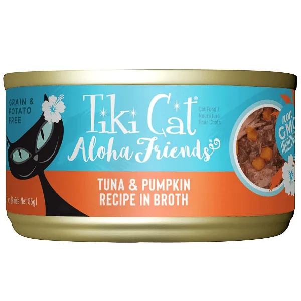 Tiki Cat Aloha Friends Tuna & Pumpkin Recipe Canned Cat Food