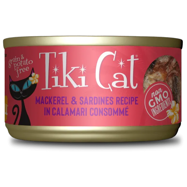 Tiki Cat Grill Mackerel & Sardines Recipe Canned Cat Food