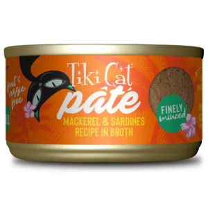 Tiki Cat Mackerel & Sardine Pate (2.8 oz x 12 cans)