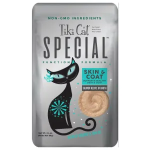 Tiki Cat Special Mousse Skin & Coat Salmon (2.4 oz x 12 pouches)