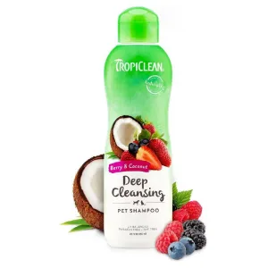 Tropiclean Coconut & Berry Deep Cleansing Shampoo For Pets