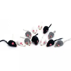 Turbo Mice Cat Toys Assorted 12-Pack