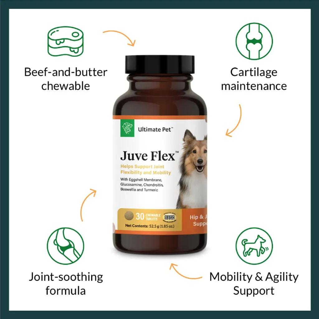 Ultimate Pet Nutrition Juve Flex Advance Hip & Joint Support for Dogs, 30 count