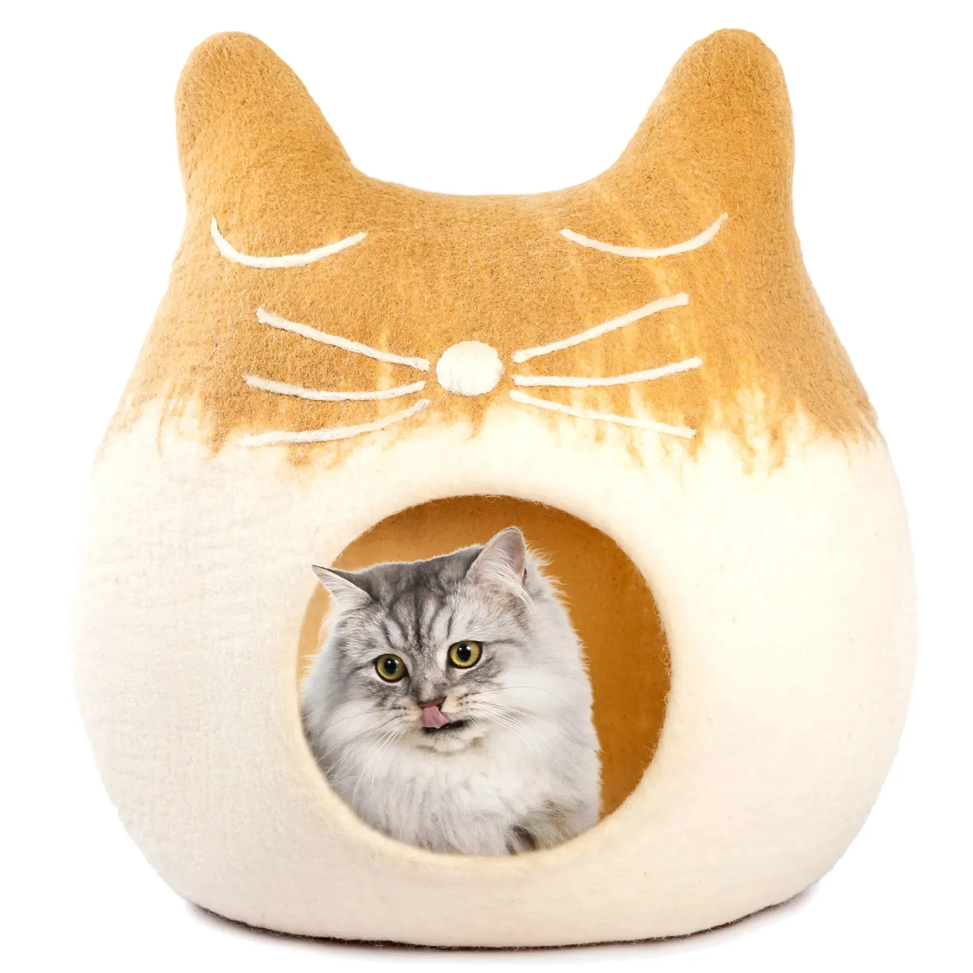 Unveiling the Cozy Haven: Felt Cat Cave