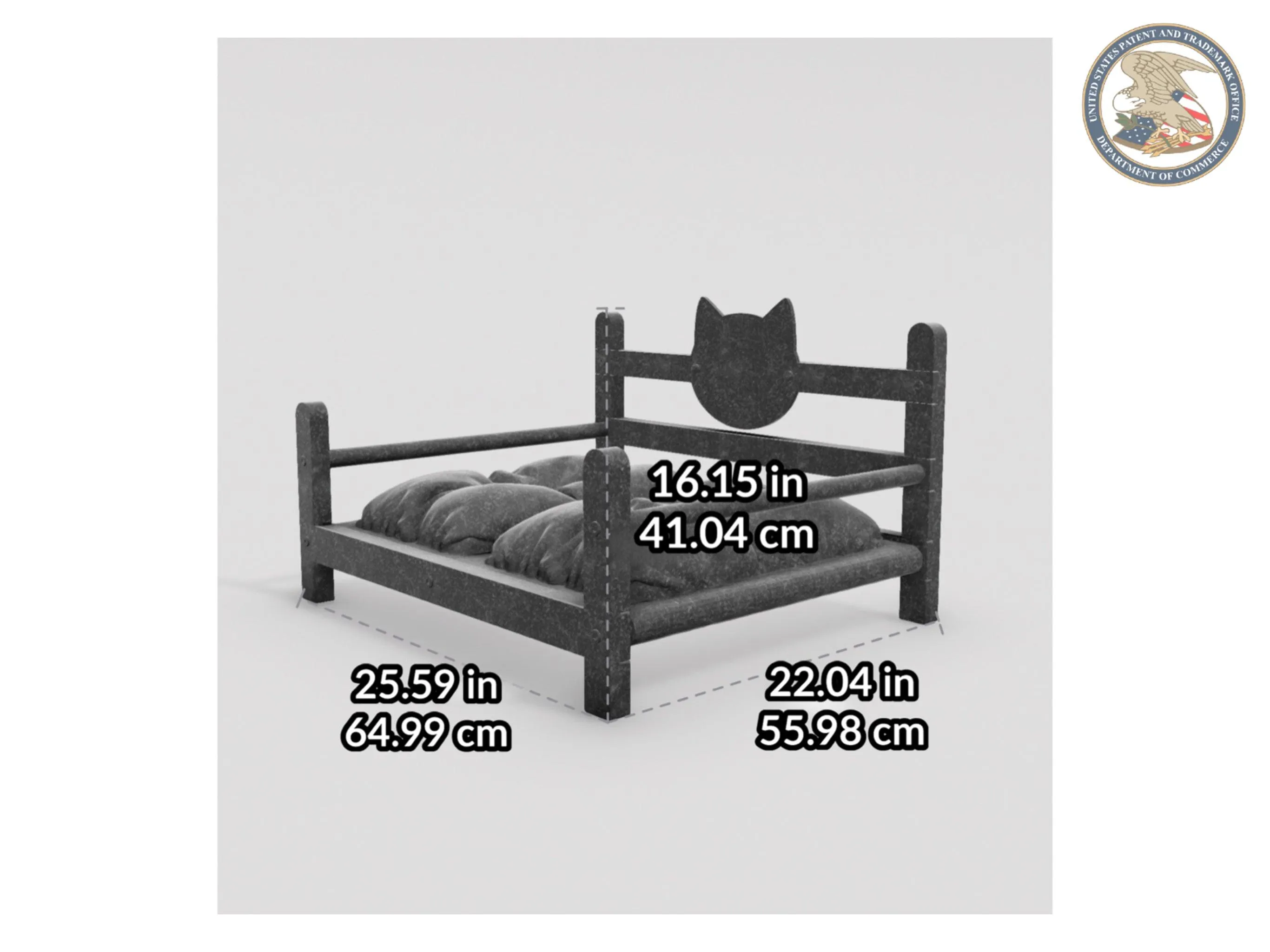 WLO® White Basic Modern Cat Bed