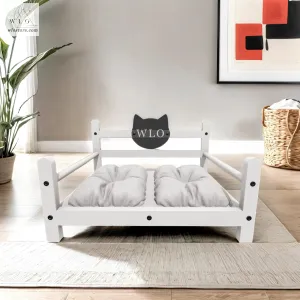 WLO® White Basic Modern Cat Bed