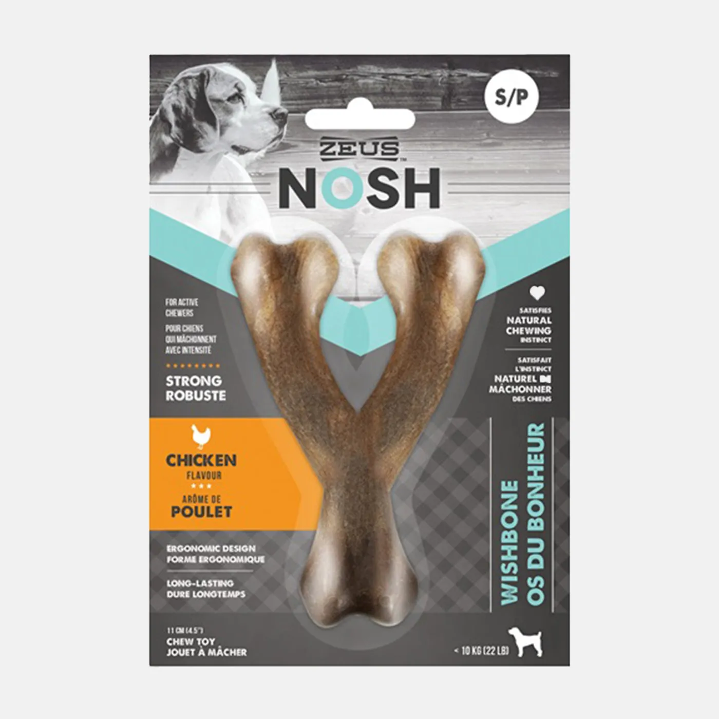 Zeus Nosh Strong Chew Chicken Wishbone